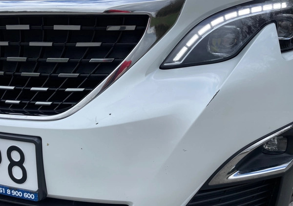 Peugeot 3008 cena 89900 przebieg: 146000, rok produkcji 2019 z Śmigiel małe 326